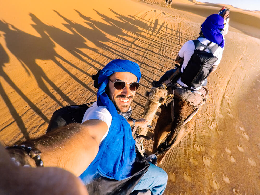 Camel Riding in the Middle East- You won't go fast, but you'll have a great time! 