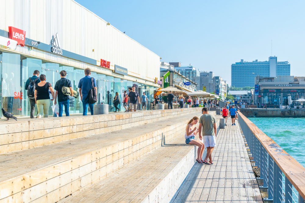 View of the Tel Aviv Port (Namal)