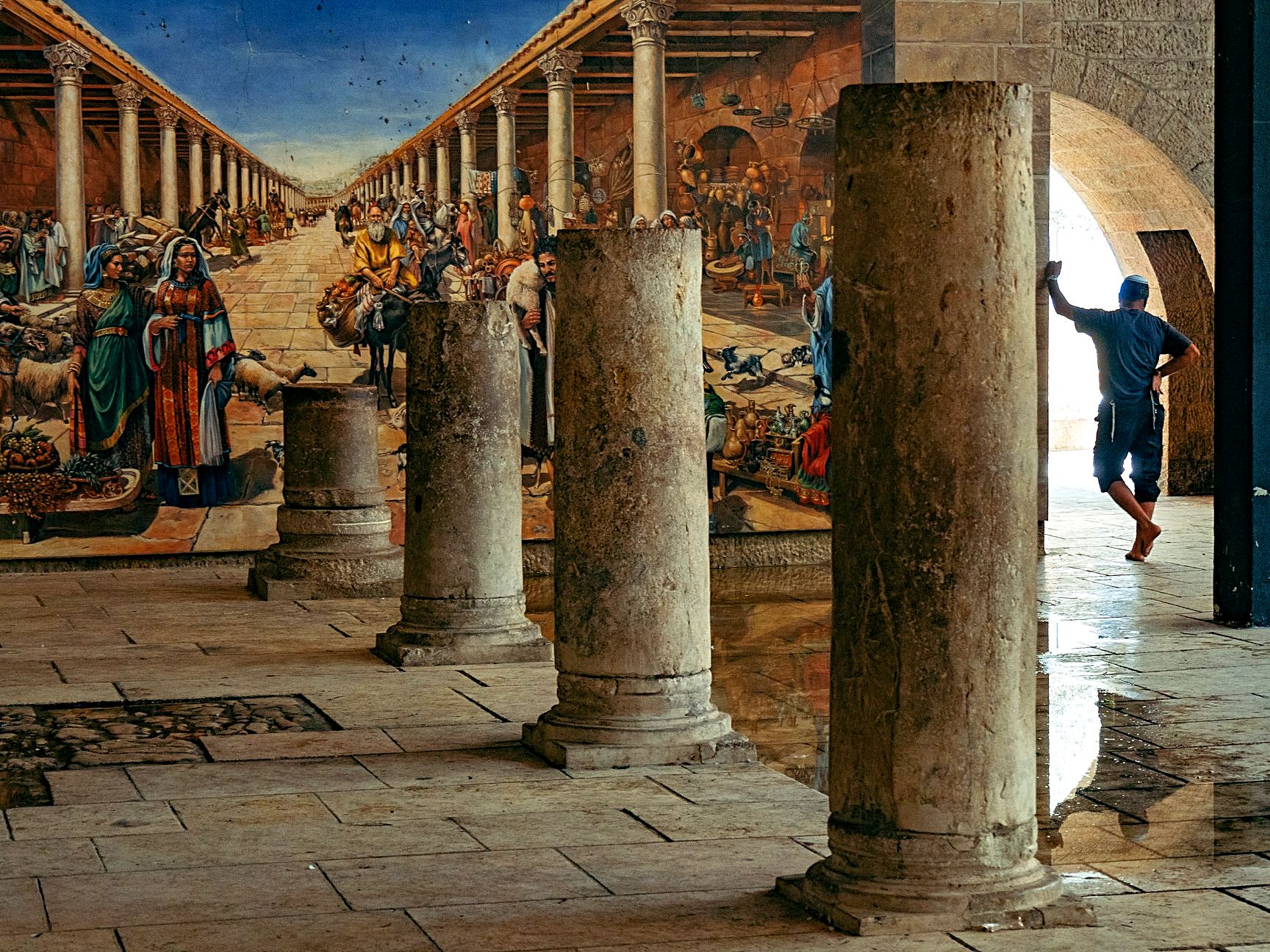 Byzantine Cardo in the Old City of Jerusalem