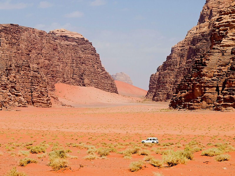 A jeep tour in Wadi Rum Desert, Jordan