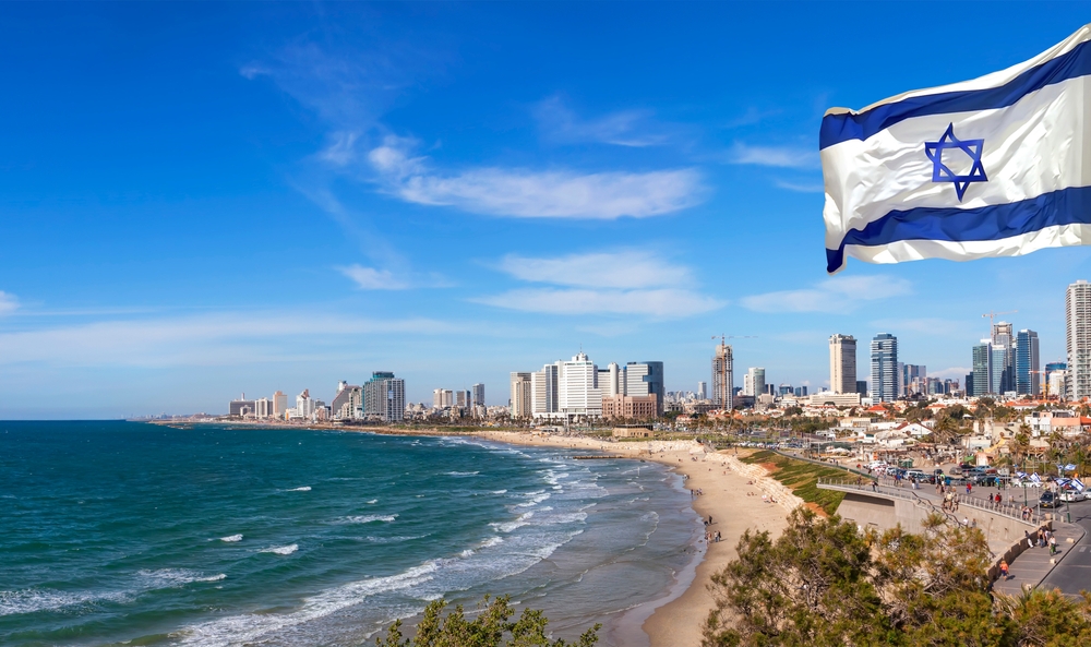 Tel Aviv coast panoramic view