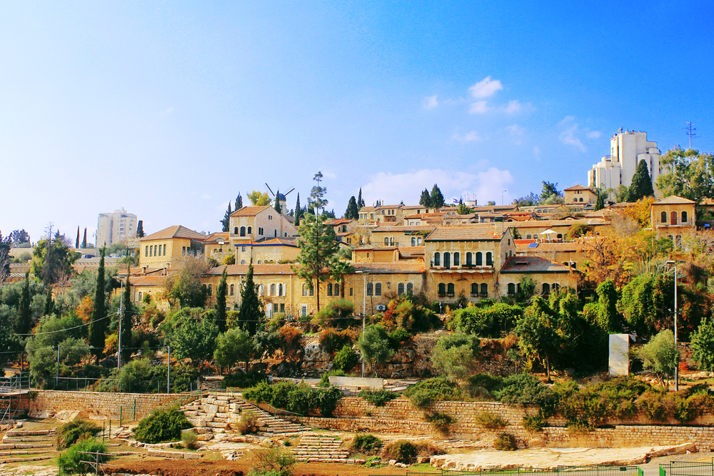 The Neighbourhood of Mishkenot Sha'ananim and the Montefiore Windmill