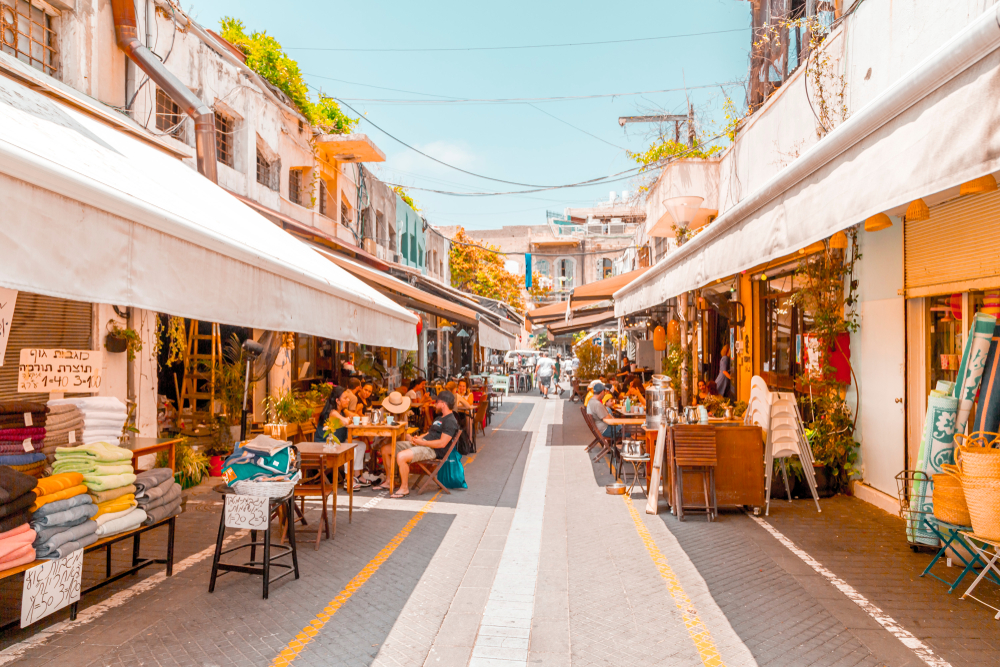 The Flea Market in the Old City of Jaffa, one of the most favorite places for shopping in Tel Aviv