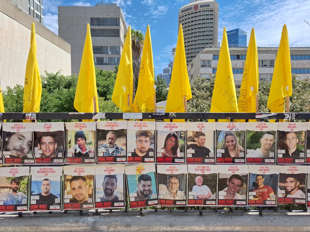 Photos of the Israeli hostages who were kidnapped by Hamas on October 7th