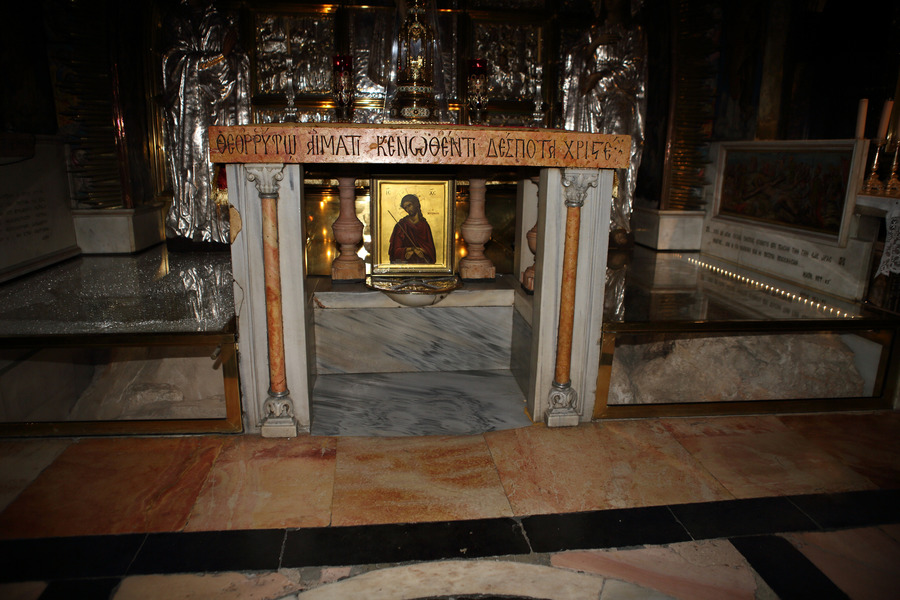 Holy Sepulcher Golgotha. Photo credit: Dan Porges