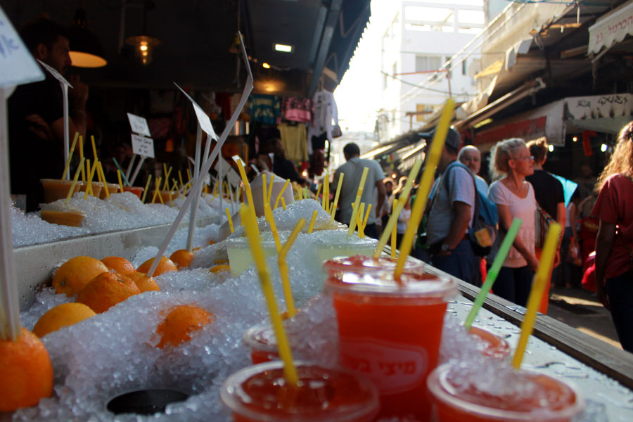 Have a drink! At Carmel Market, Tel Aviv