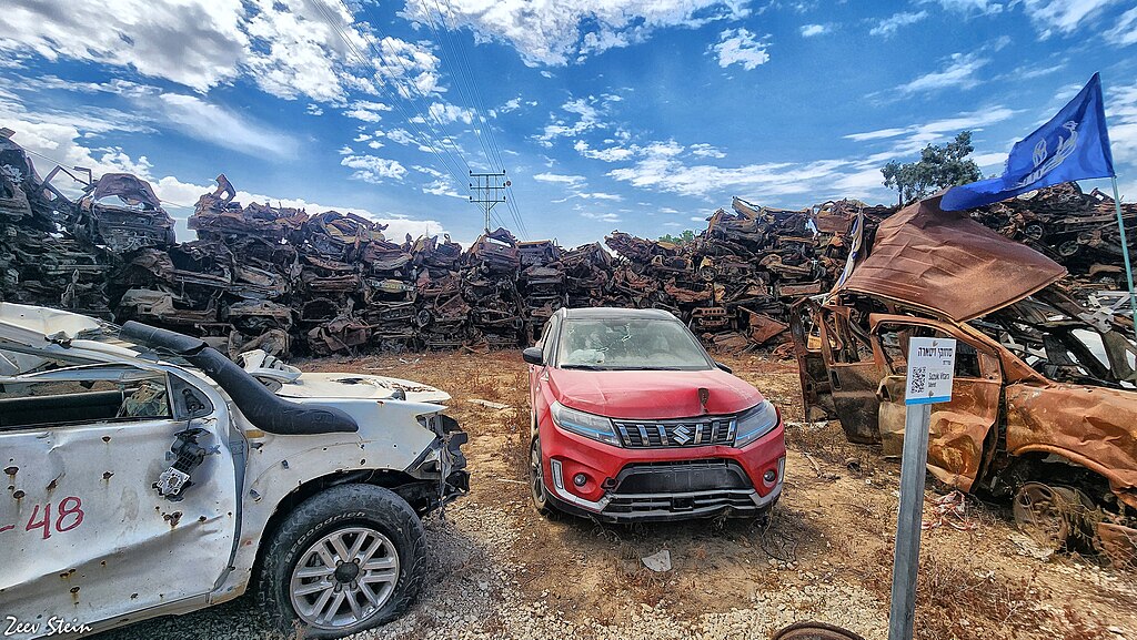 Moshav Tkuma Car Graveyard (Image source Zeev Stein CC BY 2.5)