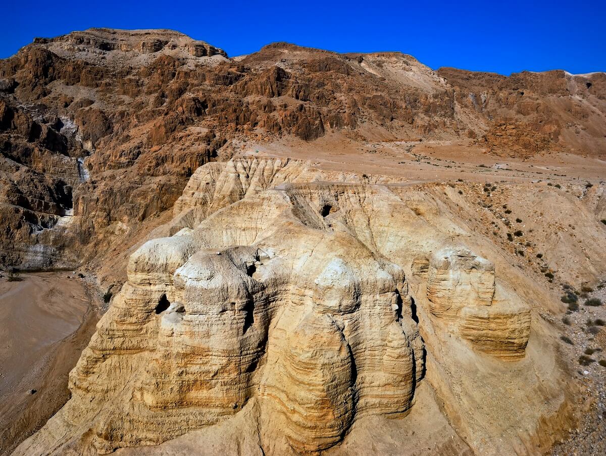The famous Qumran caves