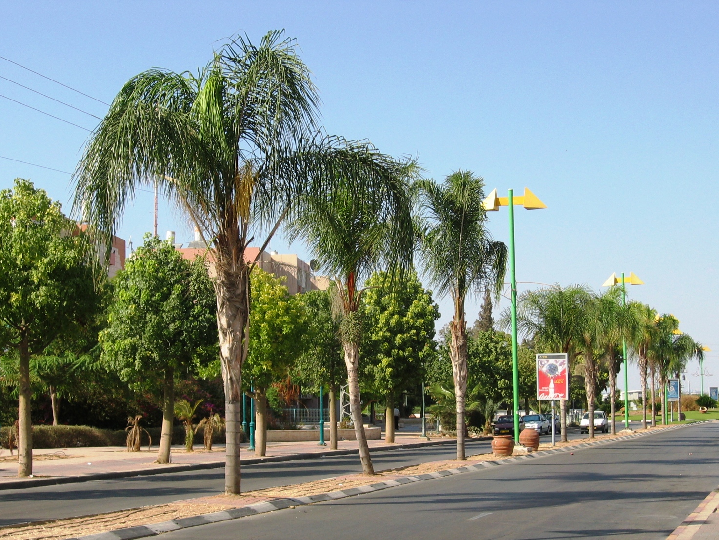 Herzl Boulevard - the entrance to the city of Ofakim